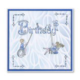 Linda's Bijou Birthday Dangles A6 Stamp Set