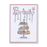 Linda's Bijou Birthday Dangles A6 Stamp Set