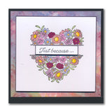 Jazz's Floral Panels & Petite Sentiments A5 Square & A7 Stamp Collection