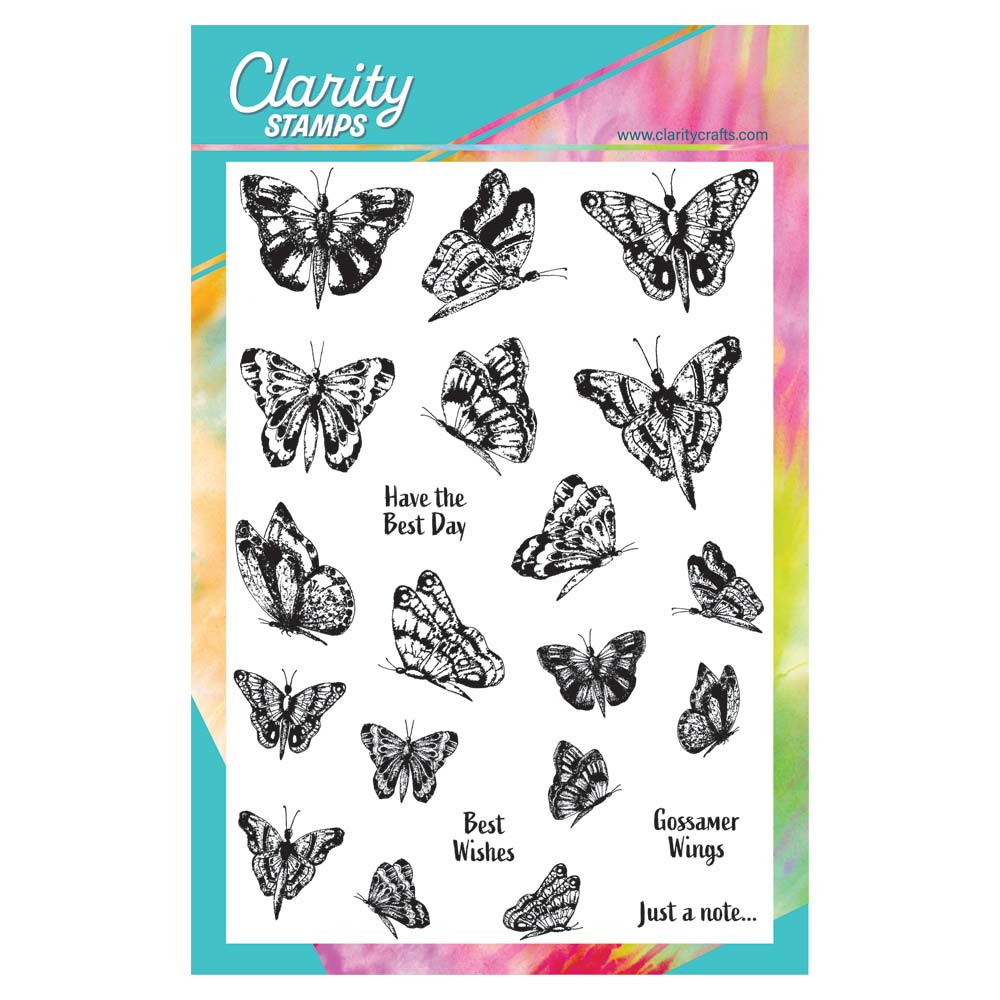 Boho Butterflies A5 Stamp Set