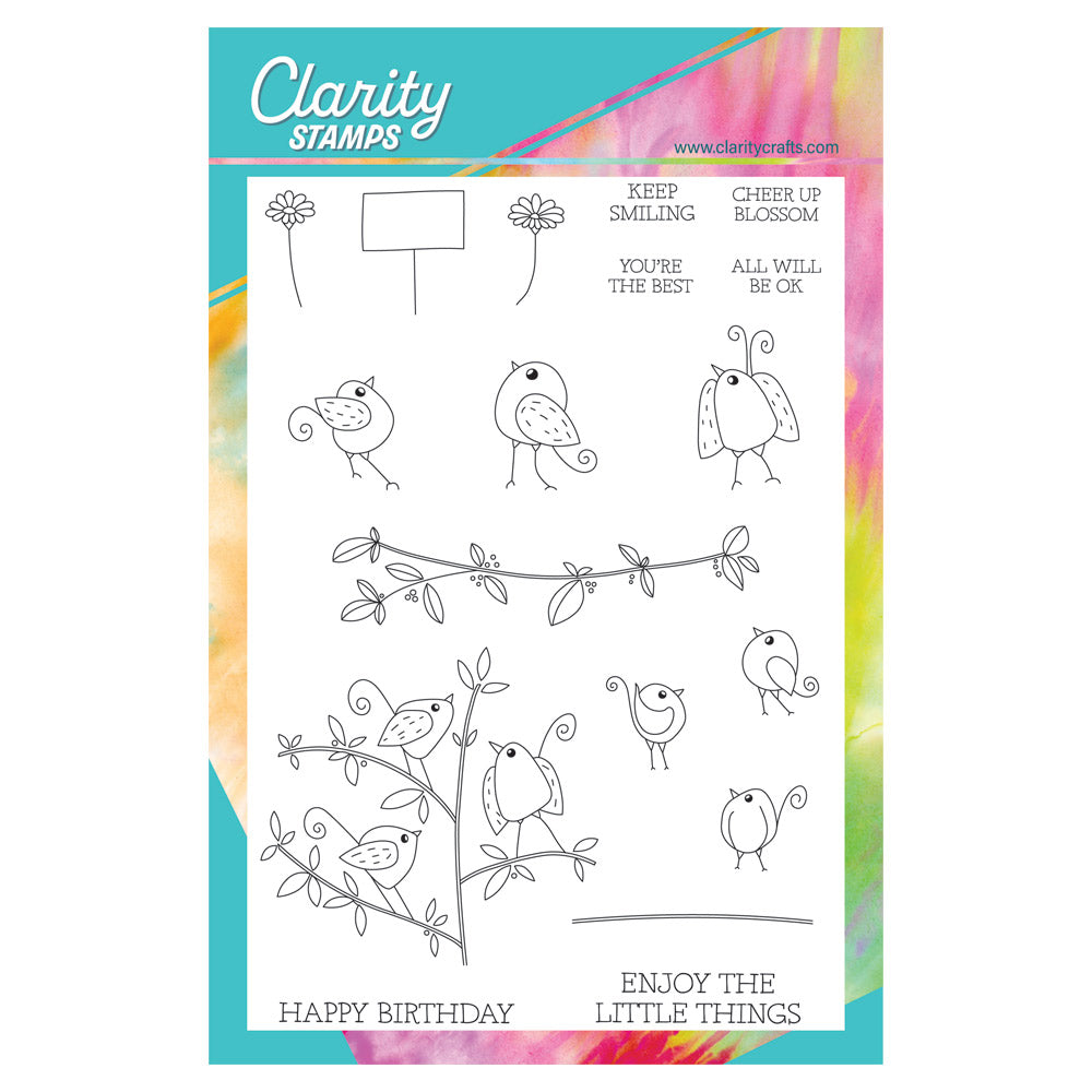 Little SHAC Birds A5 Stamp & Mask Set