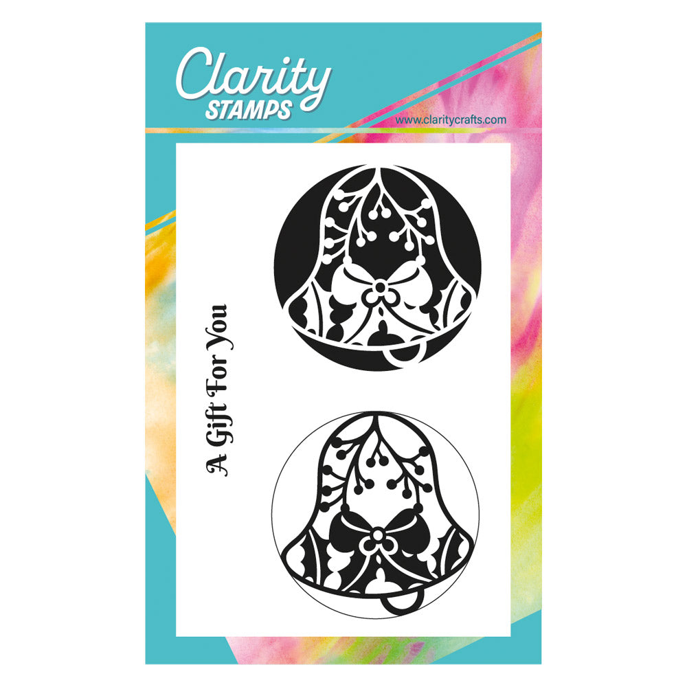 Bell Festive Round - Two Way Overlay A6 Stamp Set