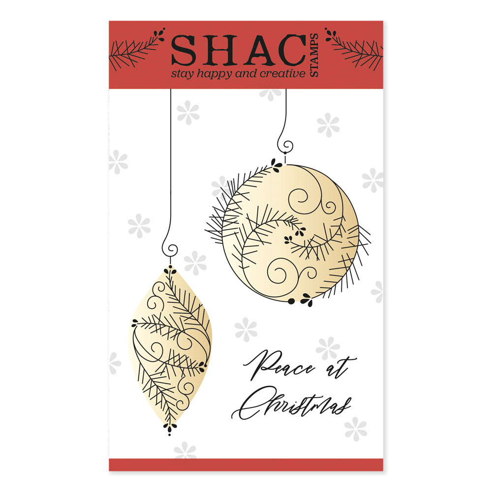 Barbara's SHAC Twiggy Baubles A6 Stamp & Mask Set
