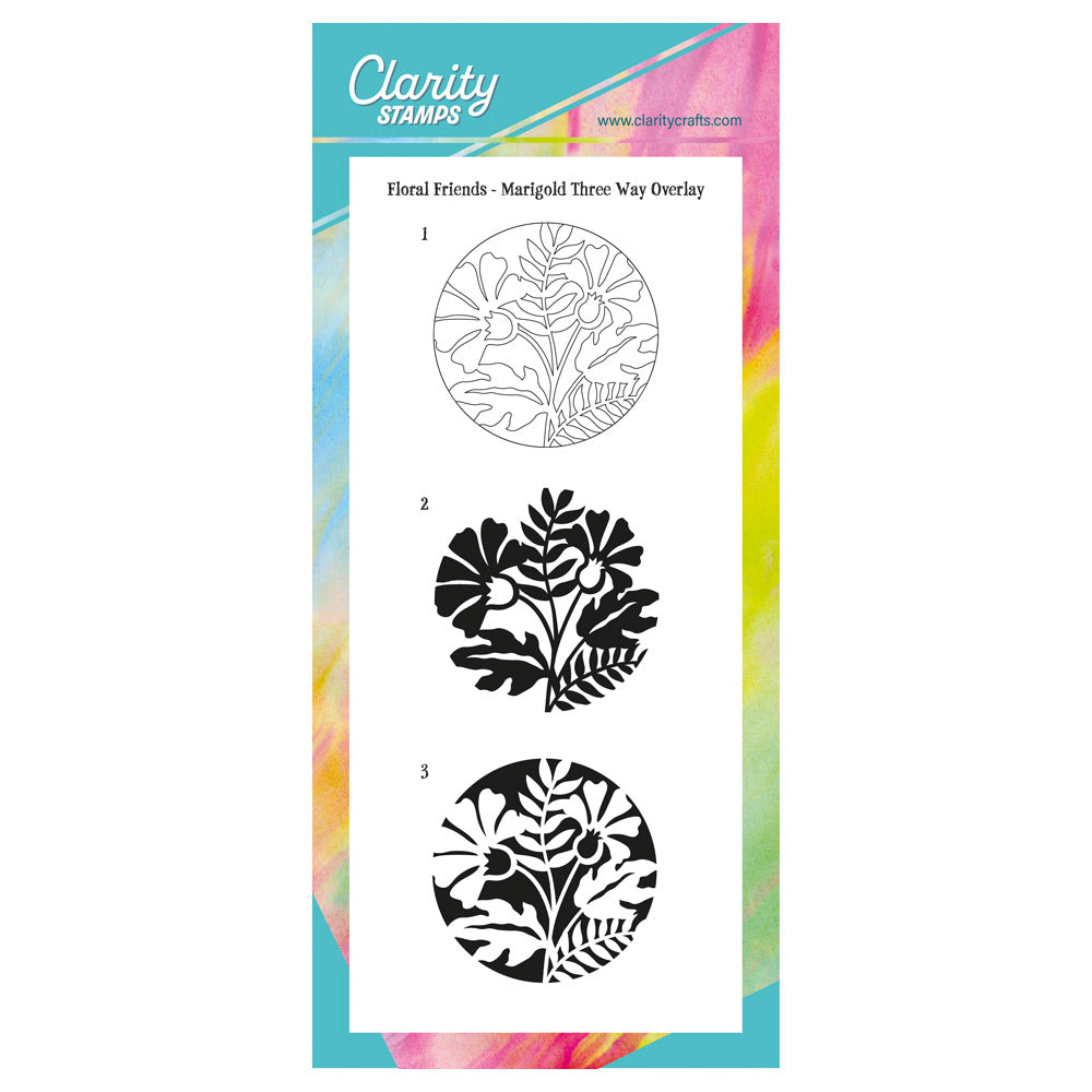 Marigold & Friends - Three Way Overlay A5 Slim Stamp Set