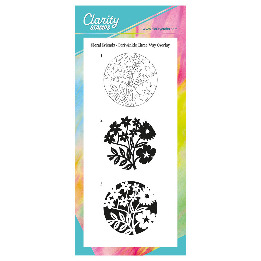 Periwinkle & Friends - Three Way Overlay A5 Slim Stamp Set