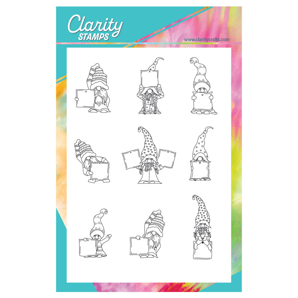 Barbara's Feel Güd Gnomes & Letterboxes A5 Stamp & Mask Set
