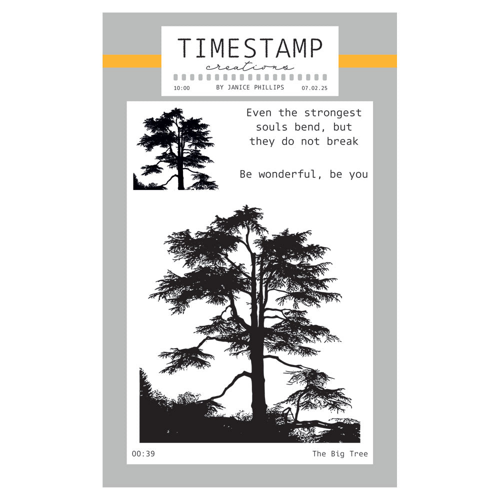 Timestamp Creations by Janice Phillips - The Big Tree A6 Stamp Set