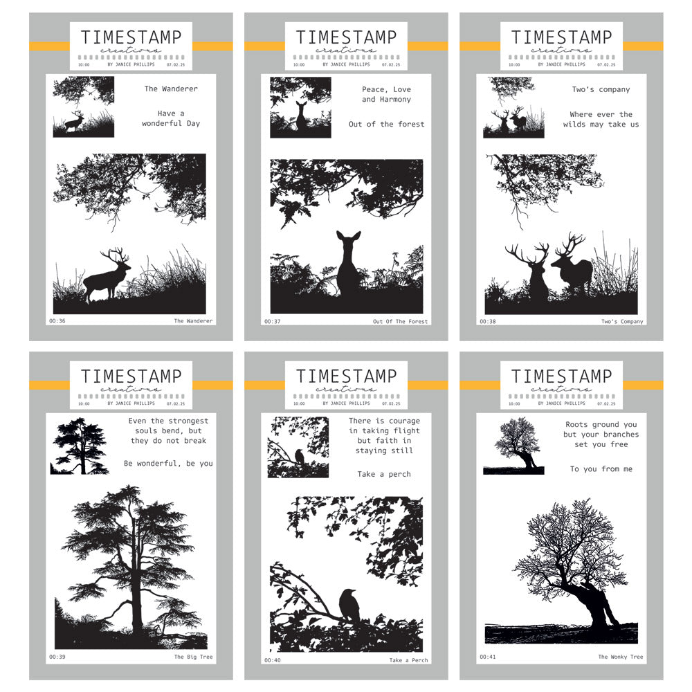 Timestamp Creations by Janice Phillips - Moments A6 Stamp Collection