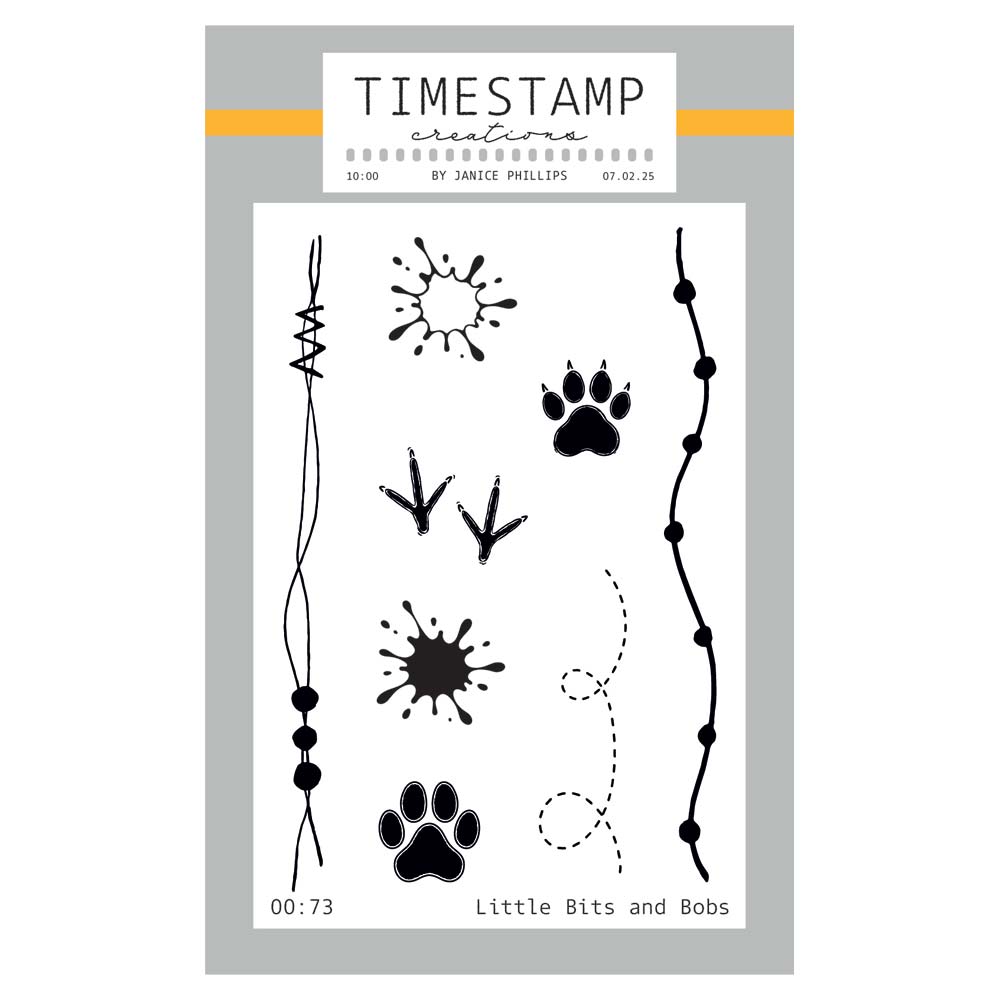 Timestamp Creations by Janice Phillips - Little Bits & Bobs A7 Stamp Set
