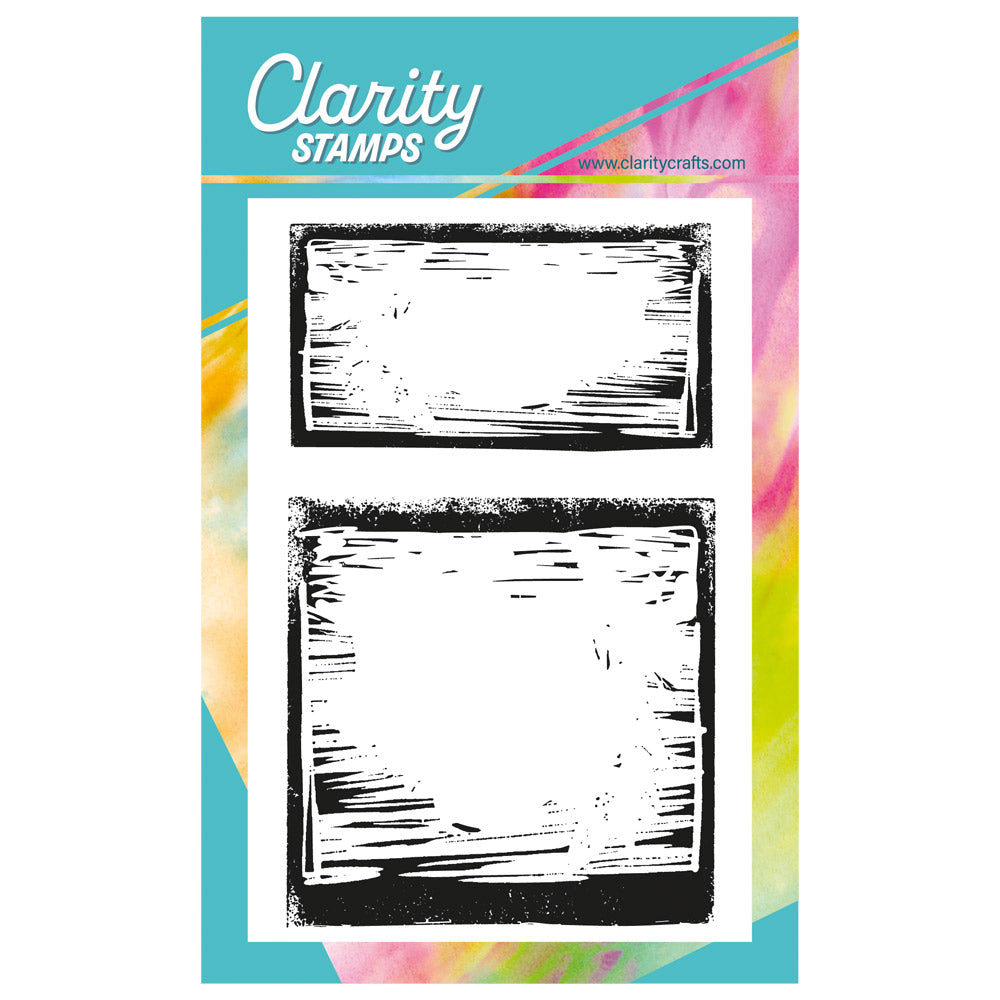 Small Linocut Backdrop - Grunge A6 Stamp Set