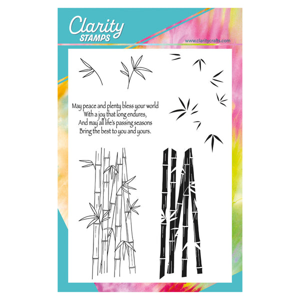 Bamboo Two Way Overlay A5 Stamp Set