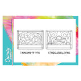 Art Nouveau Congratulations & Thinking of You A5 Stamp Set