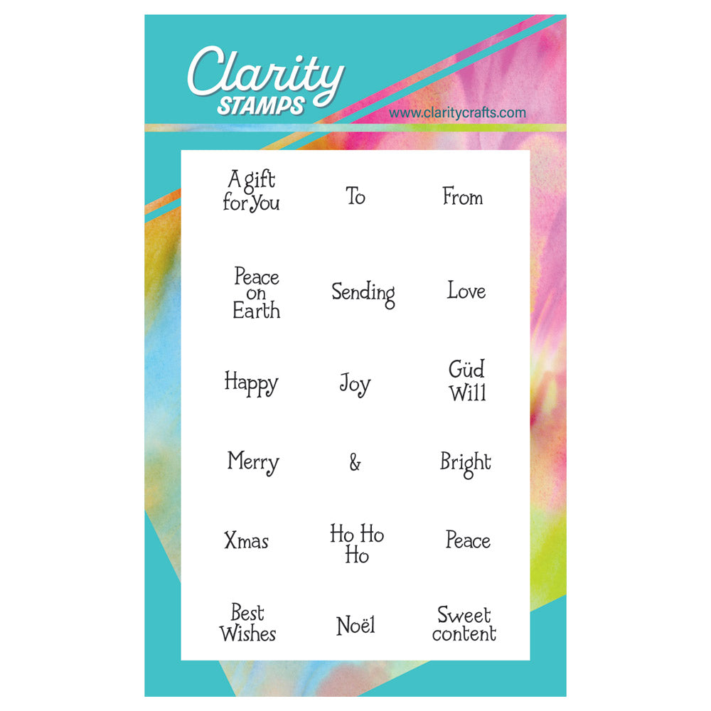 Barbara's Feel Güd Gnomes Mini Sentiments A7 Stamp Set