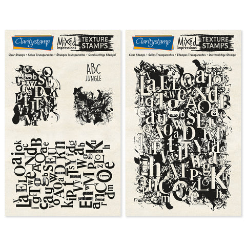 ABC Jungle - Mixed Impressions A5 Stamp Set
