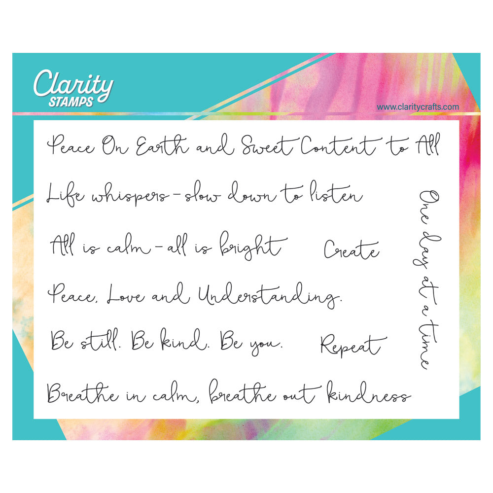 Sentiment Framers A6 Stamp Set