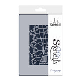 Art Nouveau Poppy Fields A5 Stencil