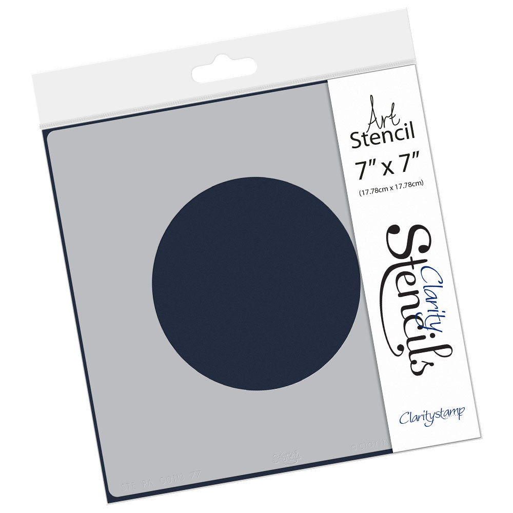 Circle Frame 7" x 7" Stencil