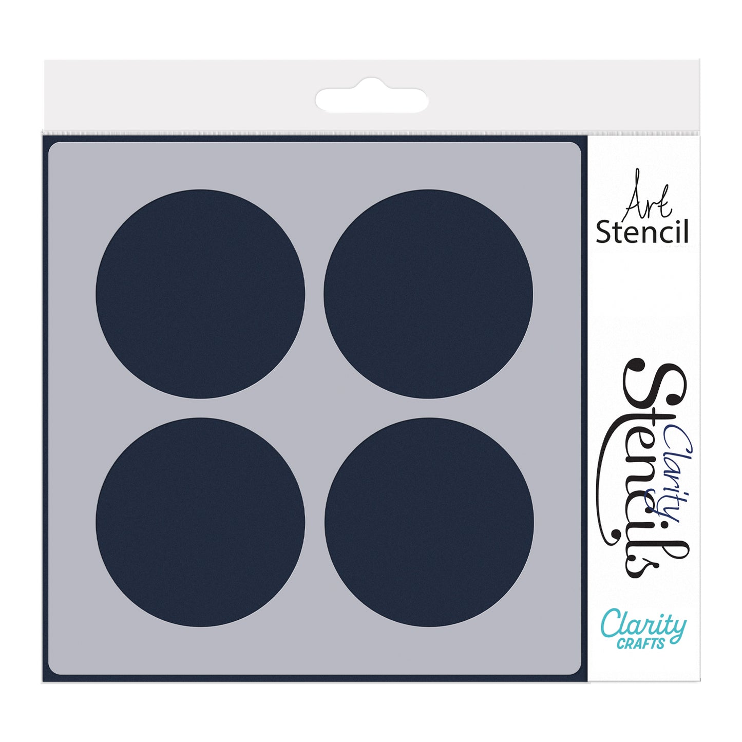 Large Framework Circles 7" x 7" Stencil