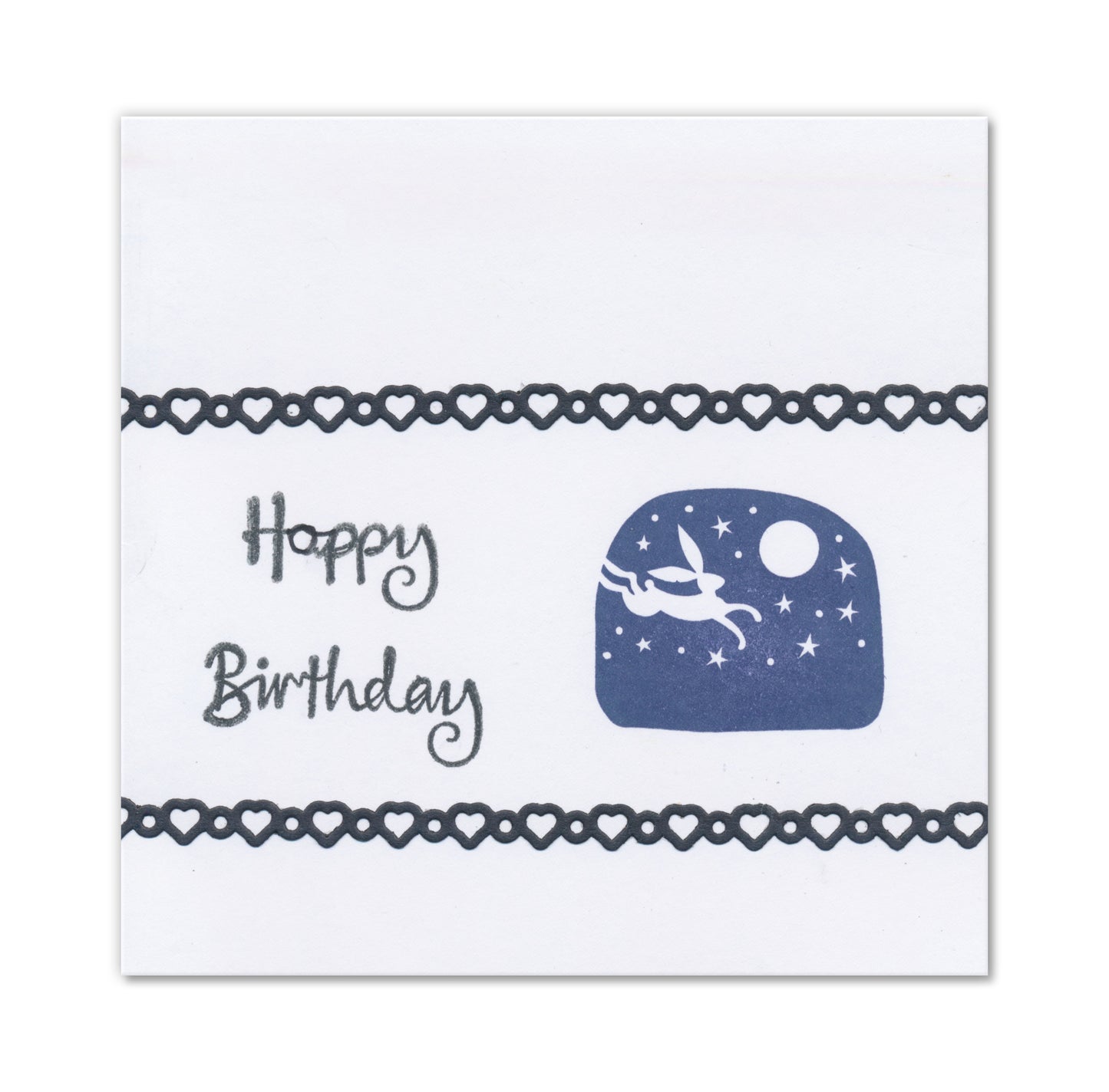 Barbara's Woodland Hare Art Block A6 Square Stamp Set