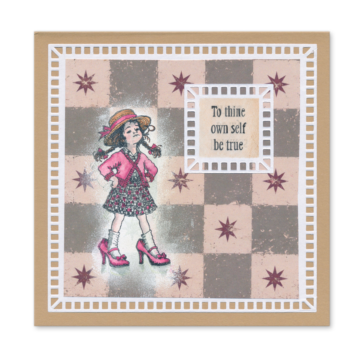 Barbara's Vintage Children A6 Stamp & Mask Set