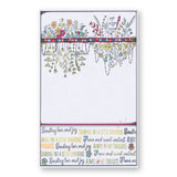 Jazz's Floral Panels & Petite Sentiments A5 Square & A7 Stamp Collection