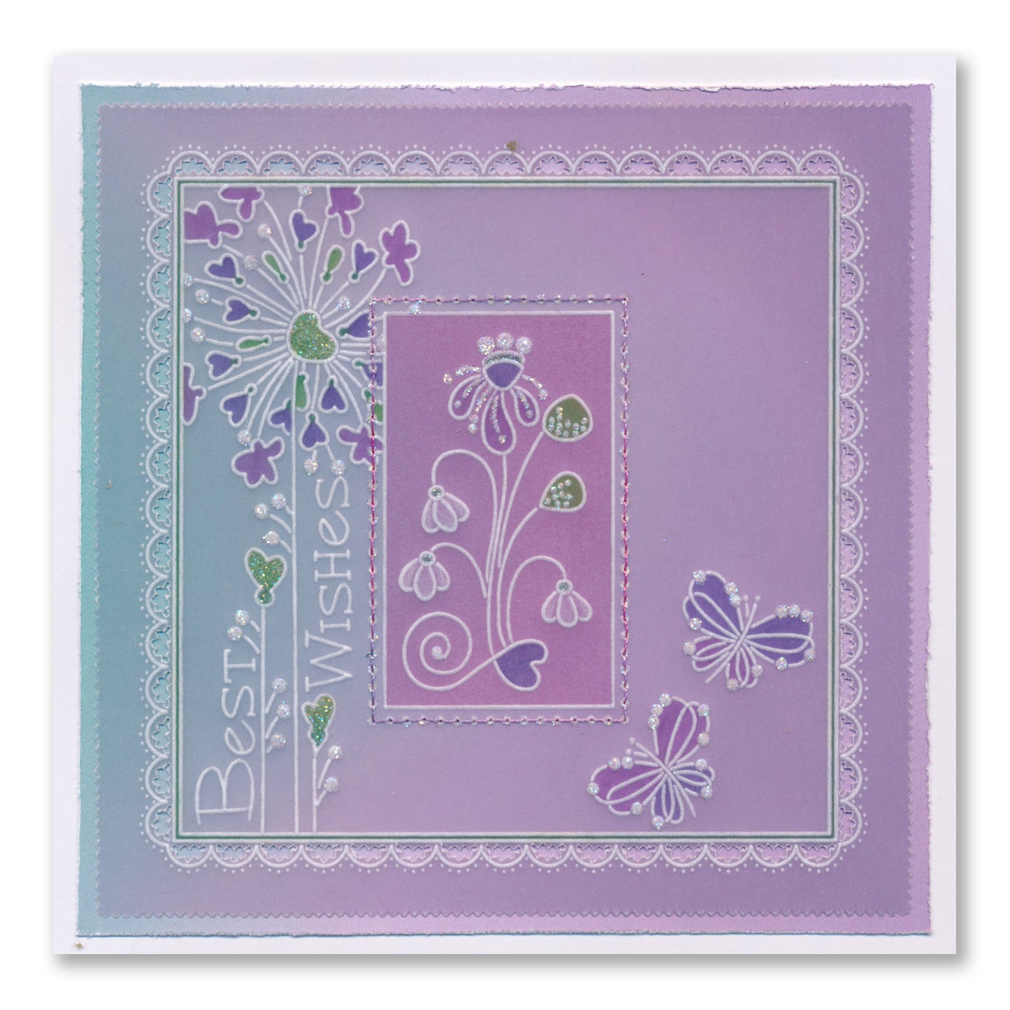 Tina's Springtime Flowers Enjoy Today A6 Groovi Plate