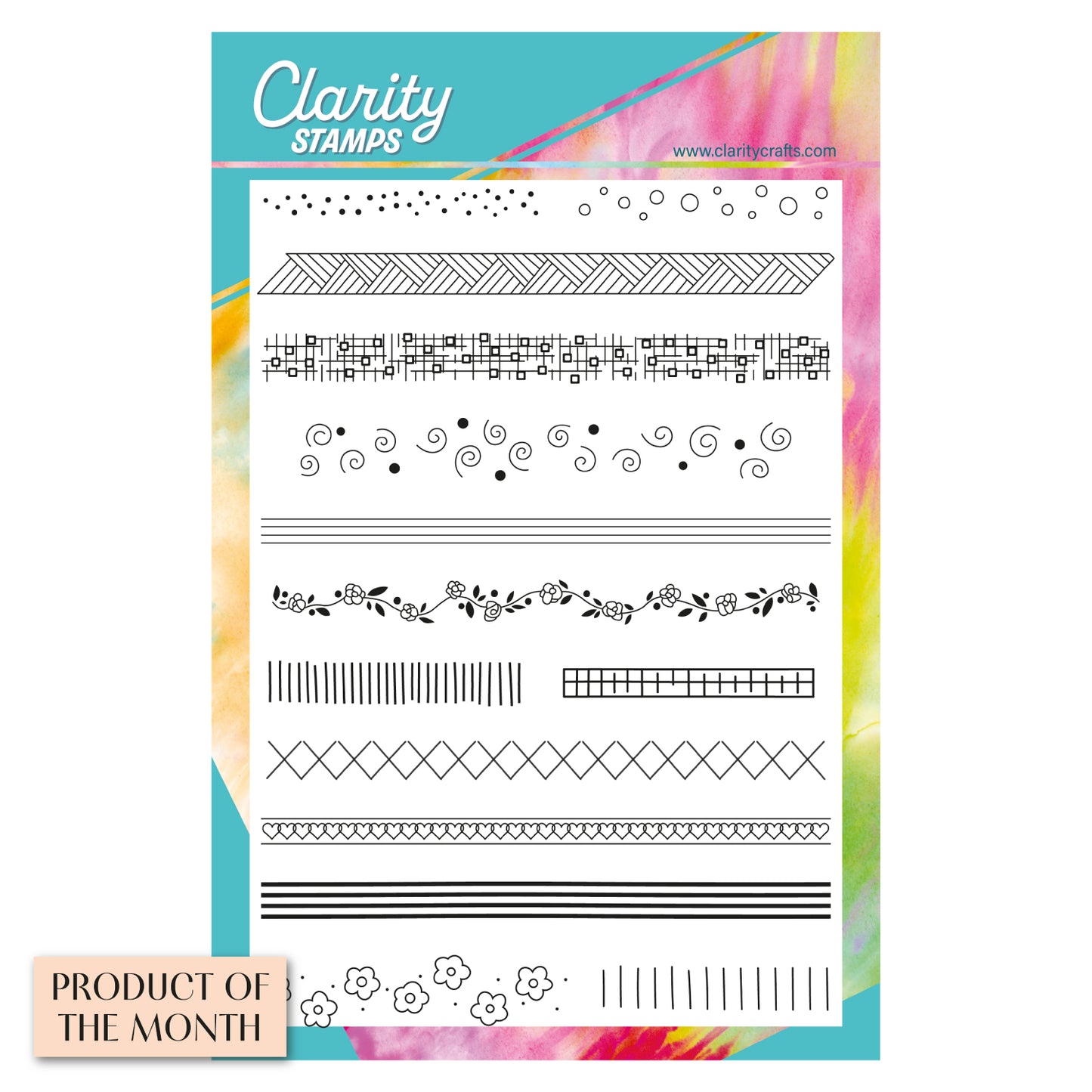 SHAC Borders, Strips & Panels A5 Stamp Set