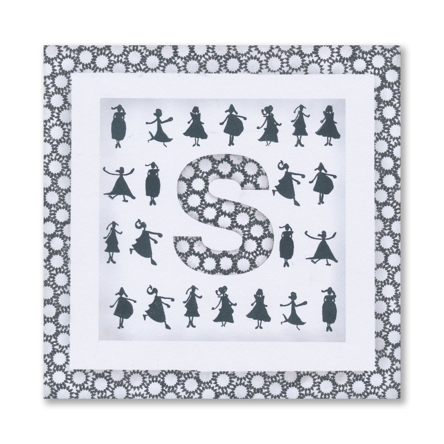 KISS by Clarity - SHAC People Silhouettes - Build a Background A6 Stamp Set