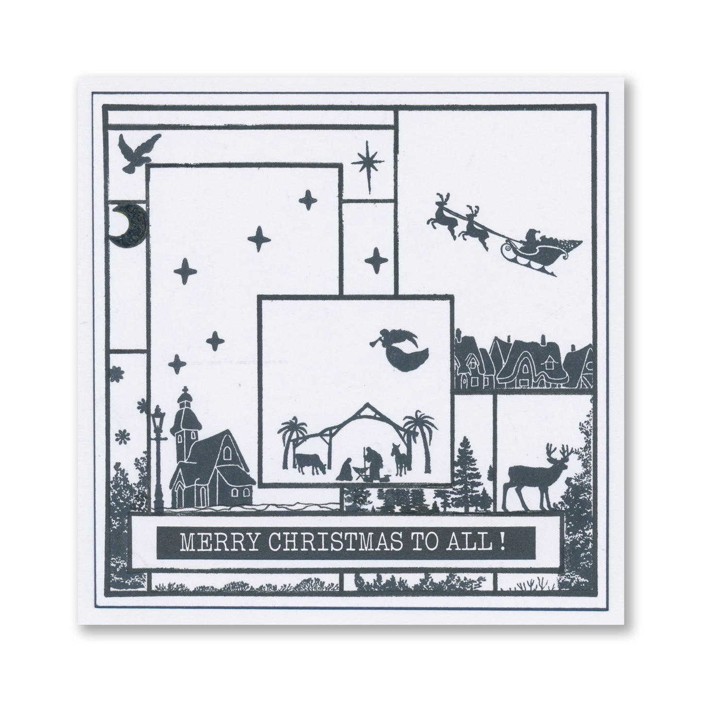 Mega Build a Landscape - Christmas A5 Stamp Set