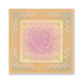 Nested Squares Lace Fancy Frames A5 Square Groovi Plate