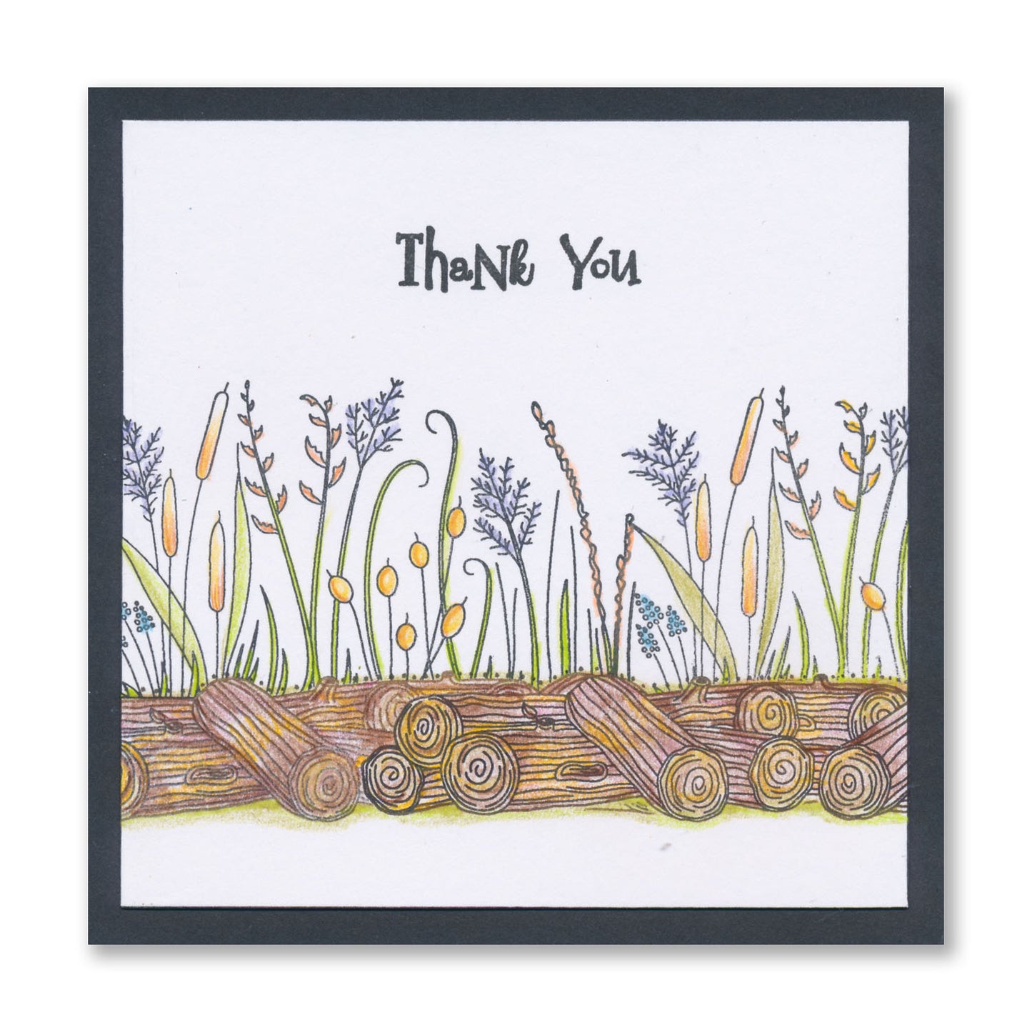 Honesty & Logs A6 Stamp & Mask Set