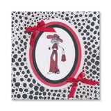 Barbara's SHAC Hippie Chicks A4 Stamp Set & A5 Groovi Plate