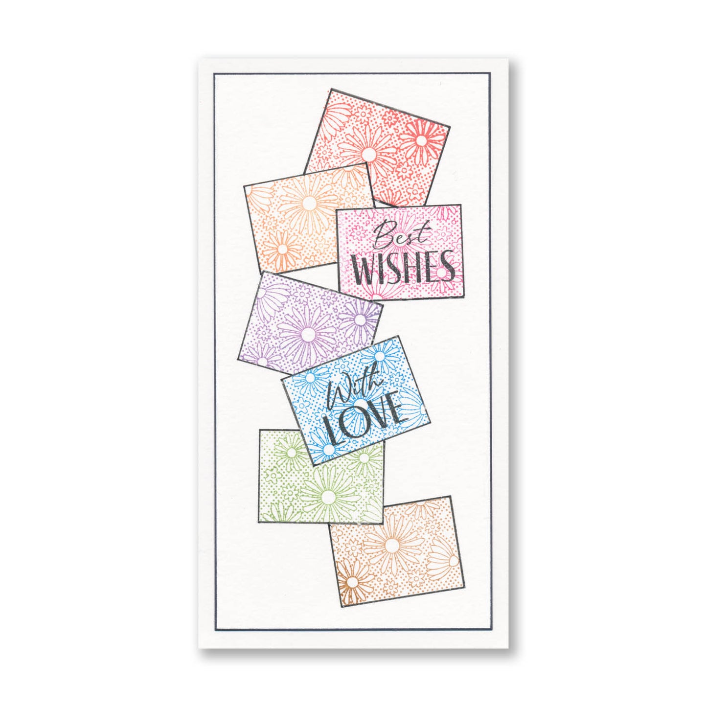 Florals - Wall - Mixed Impressions A5 Stamp Set