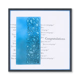 Barbara's Happiness - Floral Panel - Two Way Overlay A5 Square Stamp Set