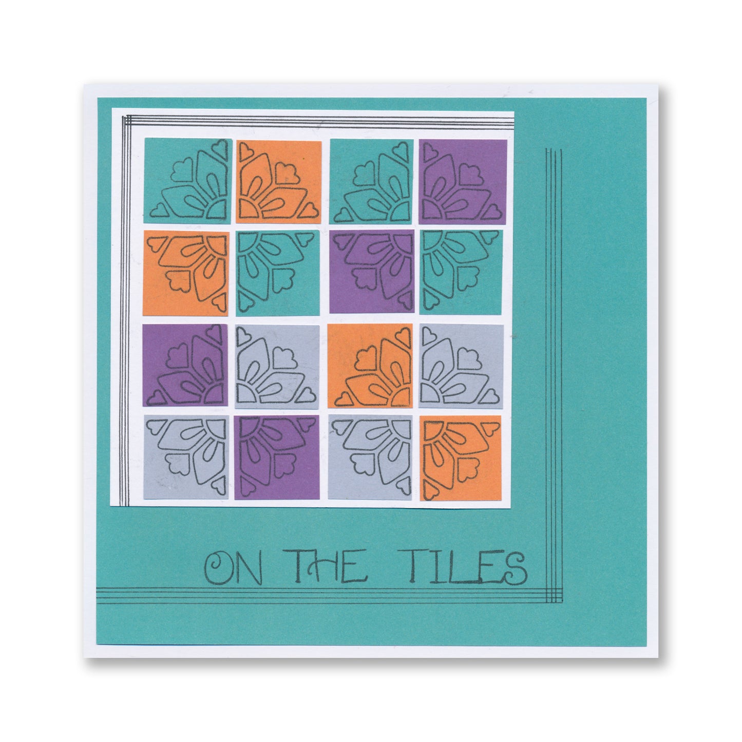 Barbara's Loving Heart A5 Stamp & Mask Set