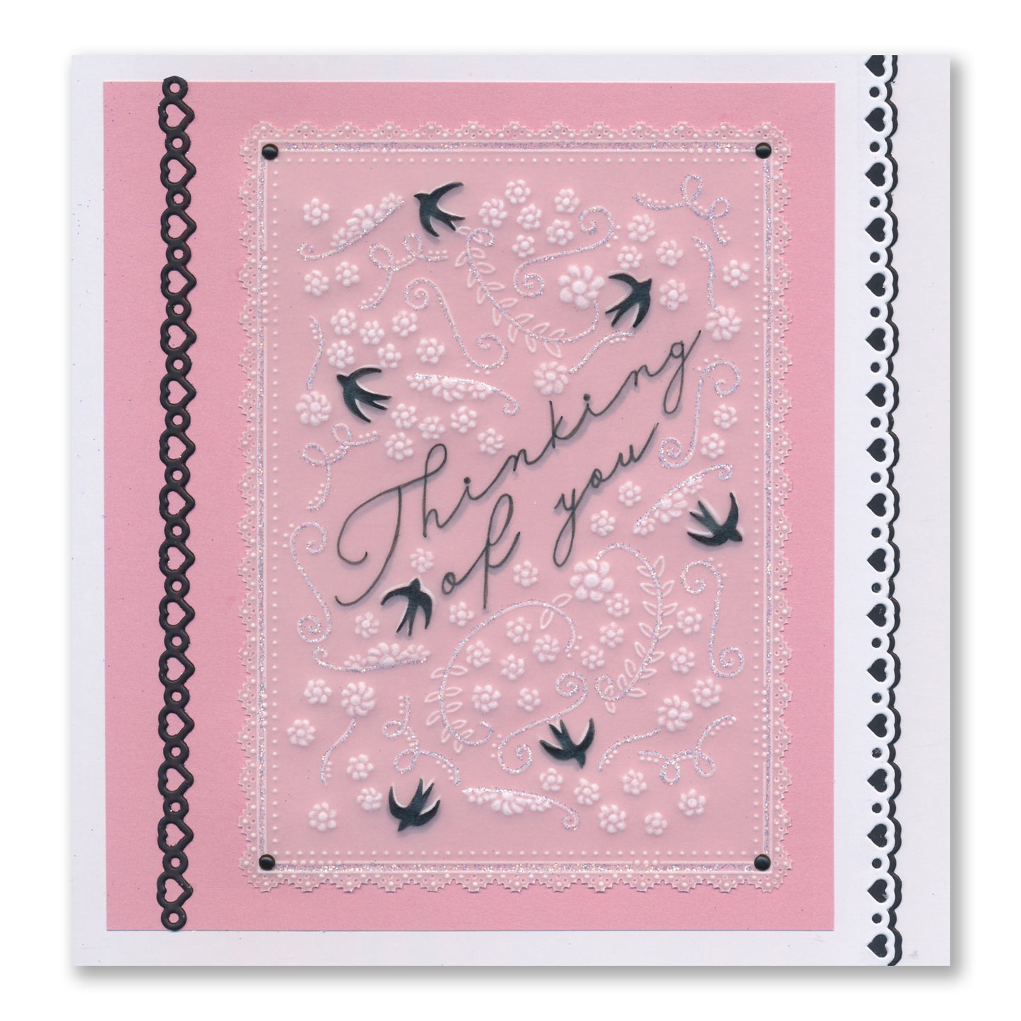 Jazz's Thinking of You Colour Me Pattern A6 Groovi Plate