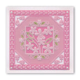 Tina's Flower Frames Quartet A5 Square Groovi Plate Set