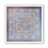 Tina's Flower Frames Quartet A5 Square Groovi Plate Set