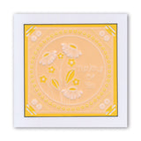 Tina's Flower Frames Quartet A5 Square Groovi Plate Set