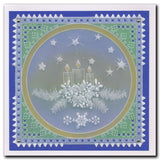 Tina's Small Christmas Corners 3 A5 Square Groovi Plate