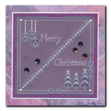 Tina's Small Christmas Corners 3 & 4 A5 Square Groovi Plate Duo