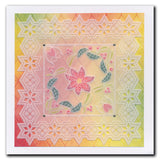 Tina's Small Christmas Corners 3 & 4 A5 Square Groovi Plate Duo