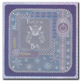 Tina's Small Christmas Corners 1 & 2 A5 Square Groovi Plate Duo