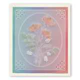 Tina's Floral Spray A6 Groovi Plate