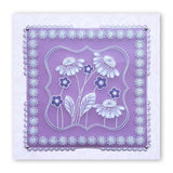 Tina's Flower Frames Quartet A5 Square Groovi Plate Set
