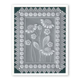 Tina's Flower Frames Quartet A5 Square Groovi Plate Set