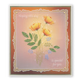 Tina's Floral Spray A6 Groovi Plate