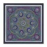 Tina's Teardrop Embroidery A5 Square Groovi Plate