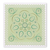 Tina's Teardrop Embroidery A5 Square Groovi Plate