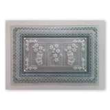 Tina's Floral Delights A5 Square Groovi Plate Collection
